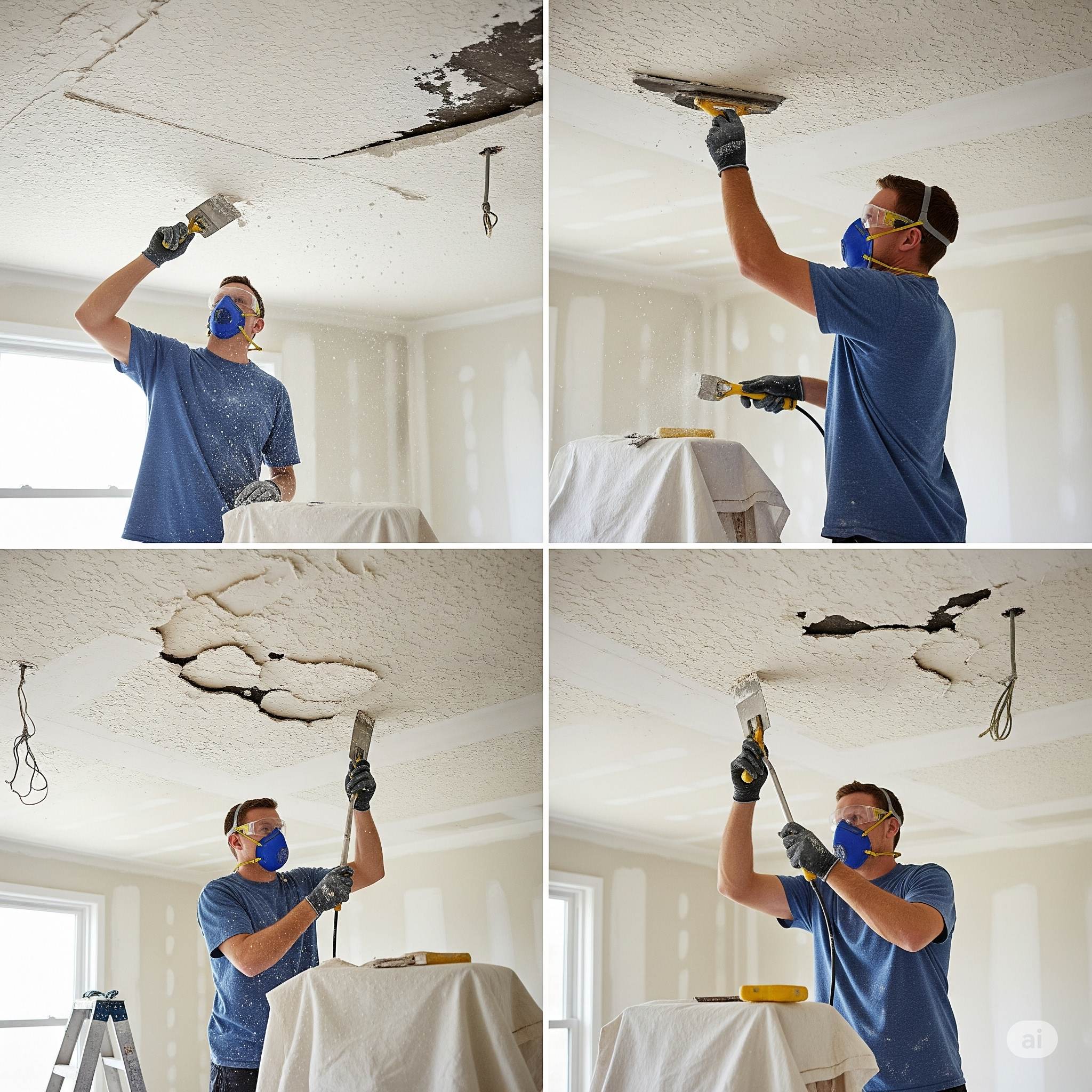 Popcorn Ceiling Removal